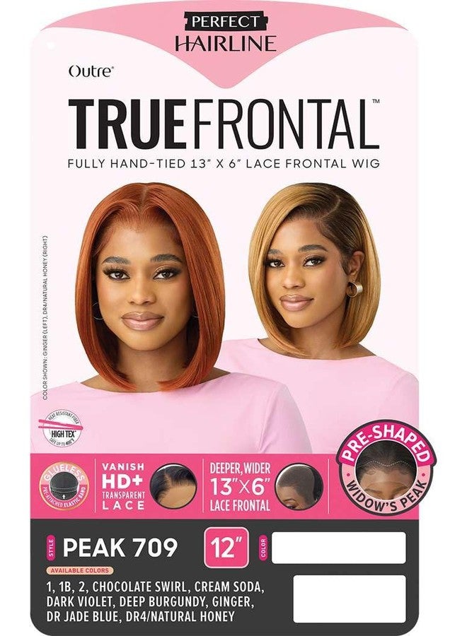 أوتر شعر مستعار أمامي من الدانتيل من Outre - خط شعر مثالي 13X6 - مقدمة حقيقية - ذروة 709 (أسود فاحم 1) - Image 2